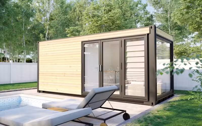 Containerhaus Saunakabine V7
