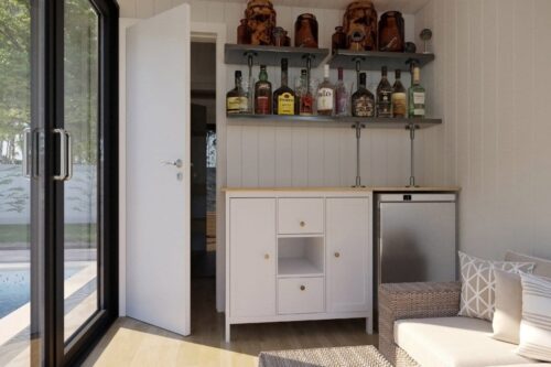 Containerhaus Saunakabine V7 Innere