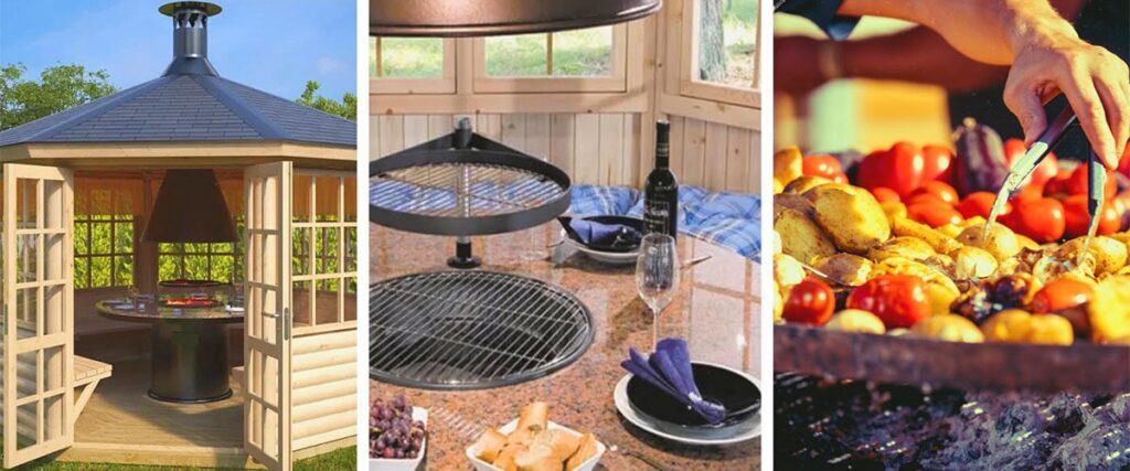 Sommer, Sonne, Party am Gartenpavillon