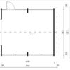 Holzgaragen-Bausatz "Hansa J" 5x6m