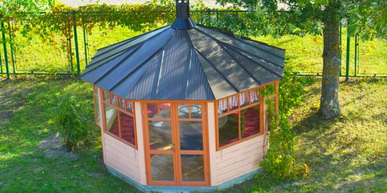Holzpavillon, Gartenlaube und Pergola – Schmuckstücke im Gart