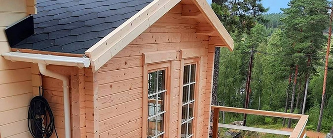 Der Innenausbau im Blockhaus 2022