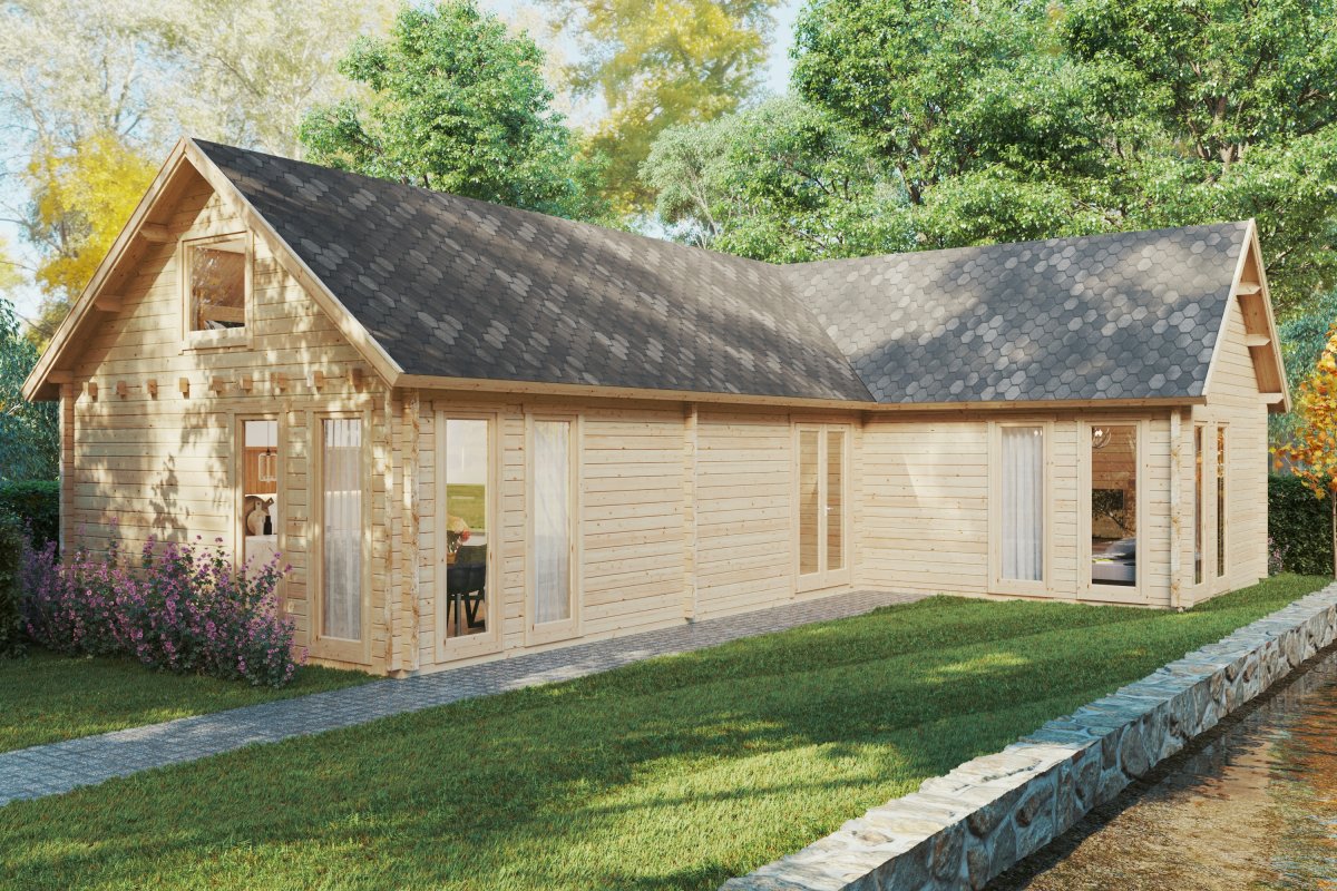 Gartenhaus Holiday Max 1 von außen