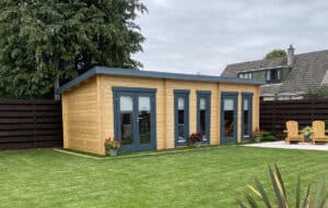 Gartenbüro Liam Natur und Grau