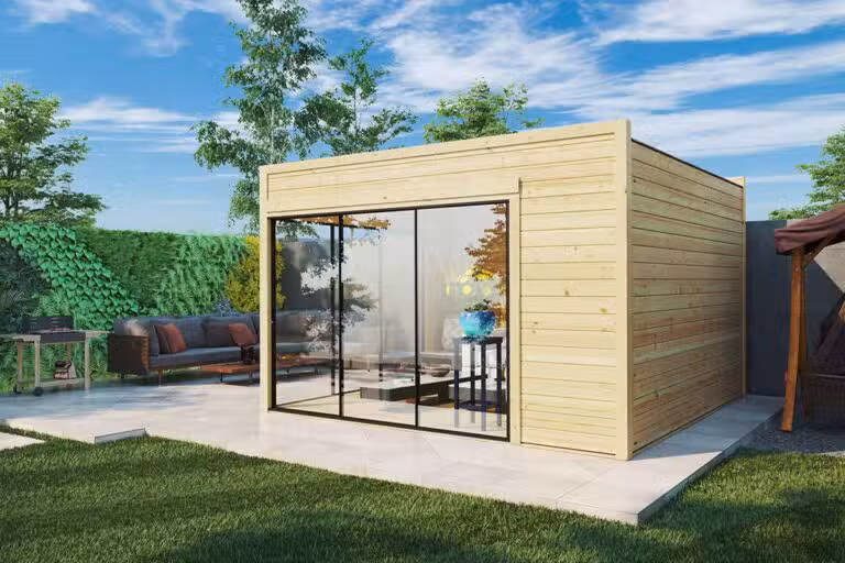 Modernes Gartenhaus Olivia Alu
