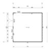 Modernes Gartenhaus "Olivia" 4x4m