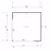 Modernes Gartenhaus "Olivia Alu" 4x4m