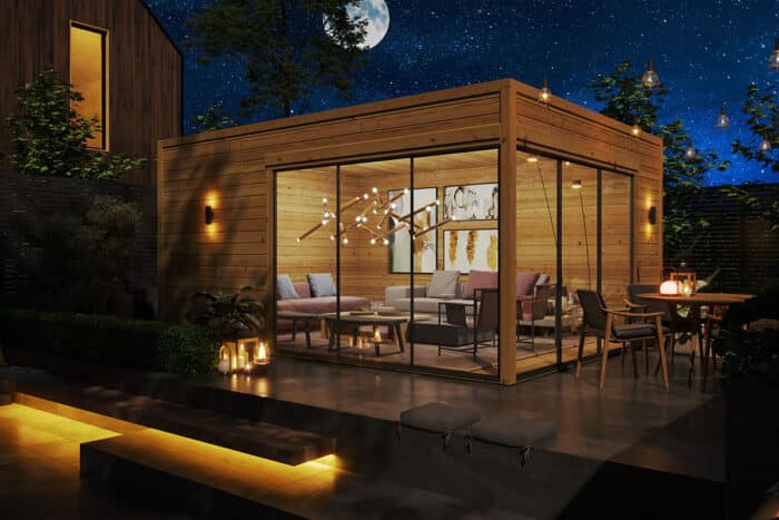 Modernes Gartenhaus 5x4m