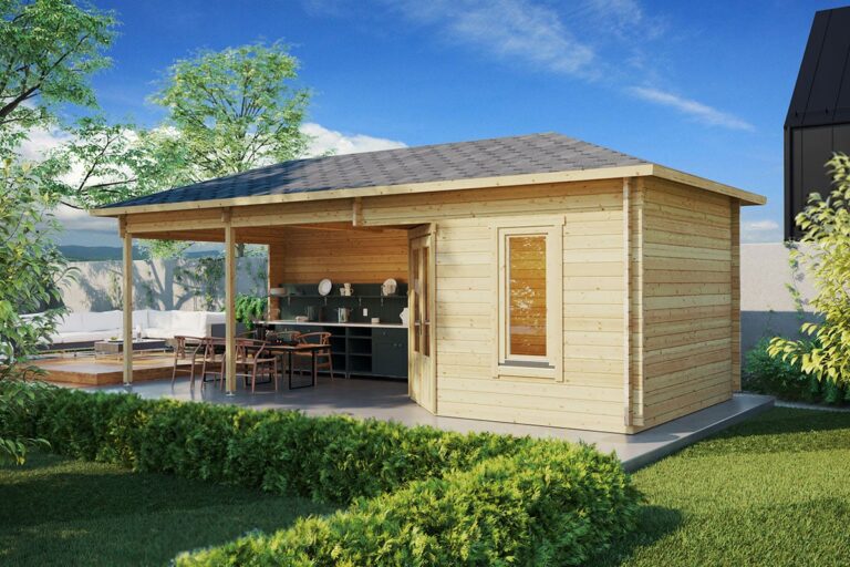 Gartenhaus Sophia 10m² | 44mm | 3x3m / G0105