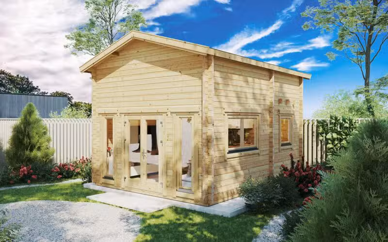 Gartenhaus mit Schlafboden Bruno 2