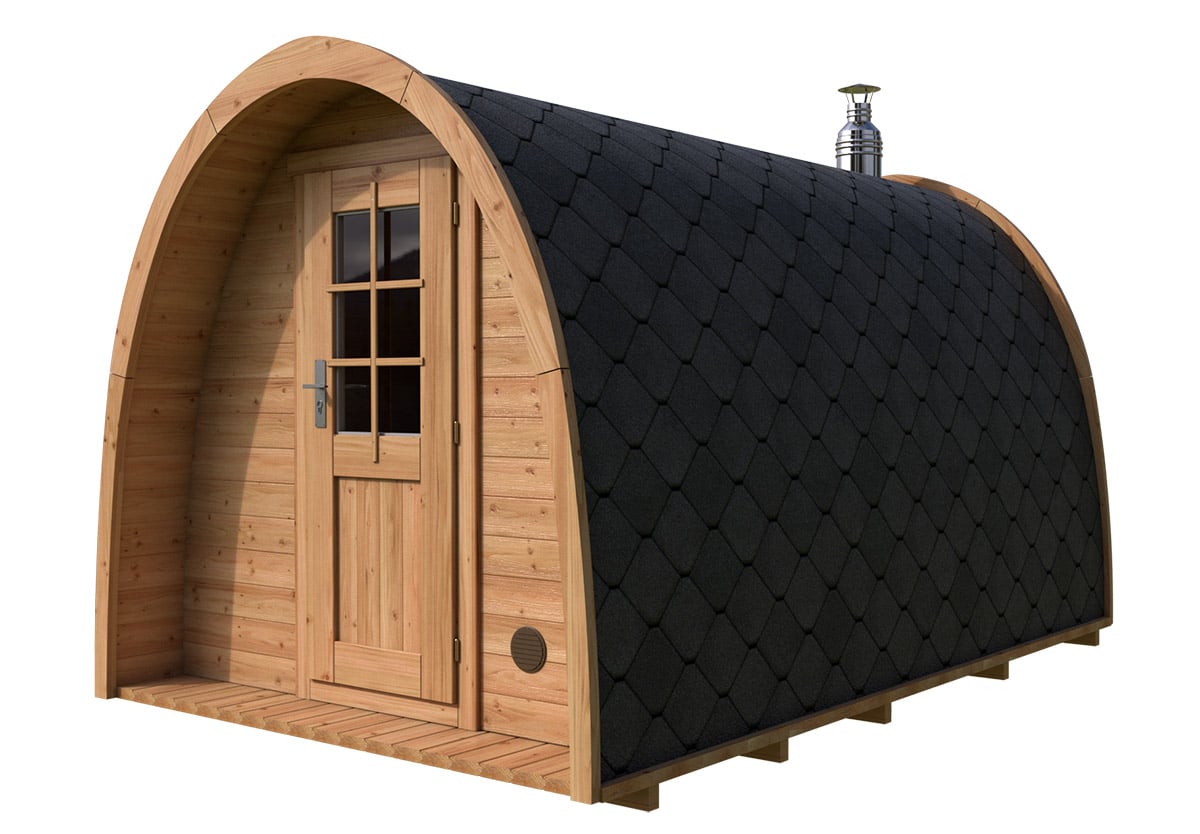 Kleine Sauna Pod - Gartensauna - Saunahaus - TG010