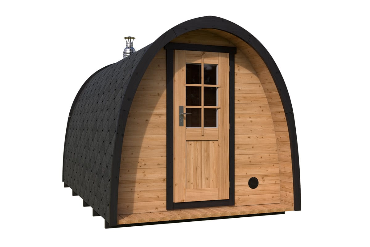 Kleine Sauna Pod - Gartensauna - Saunahaus - TG010