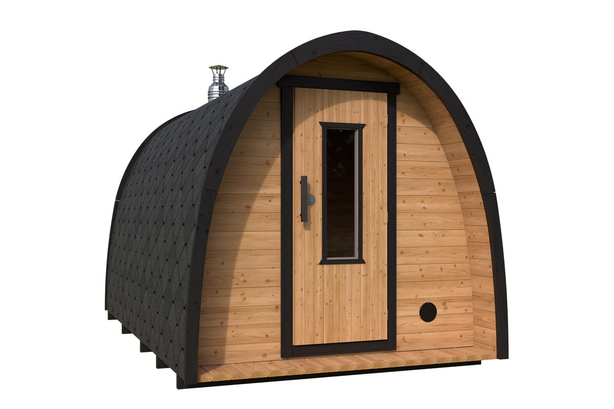 Kleine Sauna Pod - Gartensauna - Saunahaus - TG010