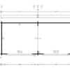 Großes modernes Gartenhaus "Rebeka" 8x4m