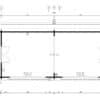 Großes modernes Gartenhaus "Rebeka Plus" 8x4m