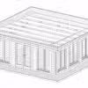 Geräumiges Gartenhaus mit Veranda 