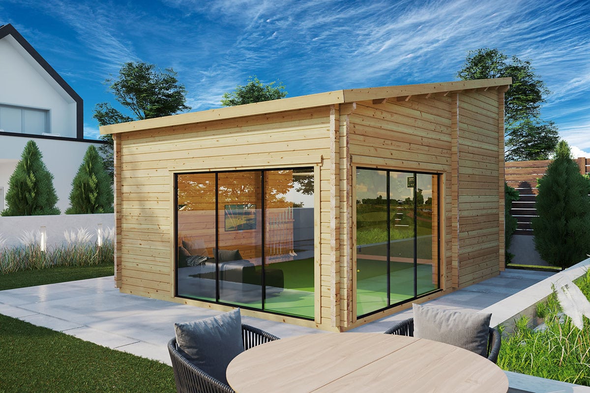 Gartenzimmer “Golfsimulator 5” 6x5m