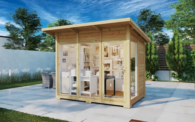 Kleines Gartenbüro Avalon