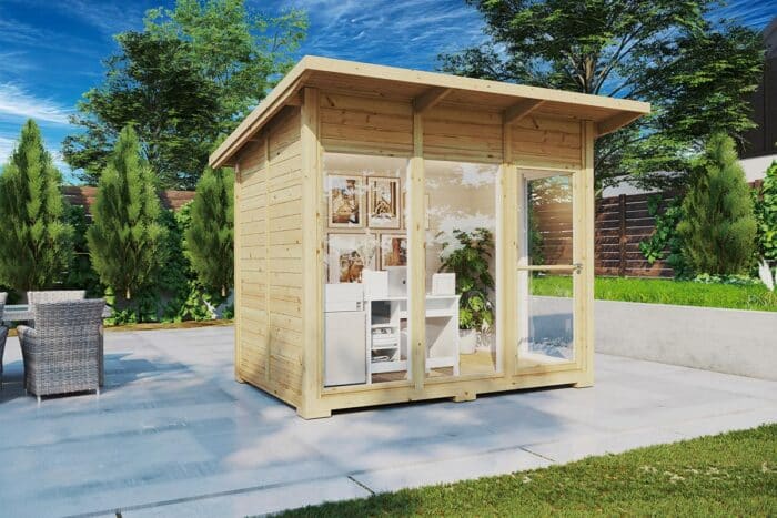 Kleines Gartenbüro 3x2