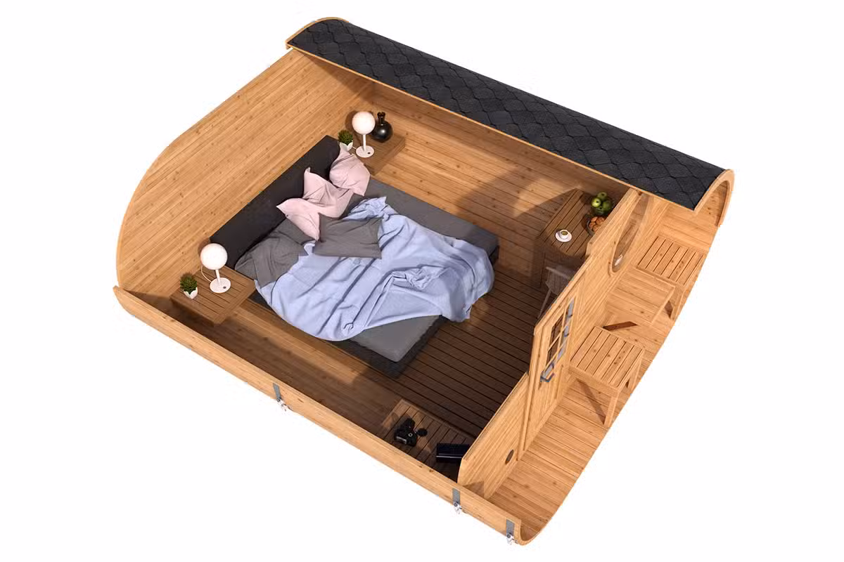 Großes Campinghaus 4x2m
