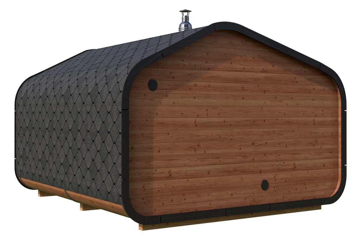 Modern outdoor sauna "Mont Blanc" | TG024