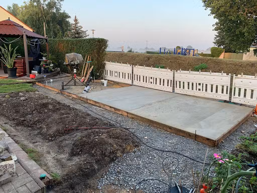 Betonplatte fundamentplatte