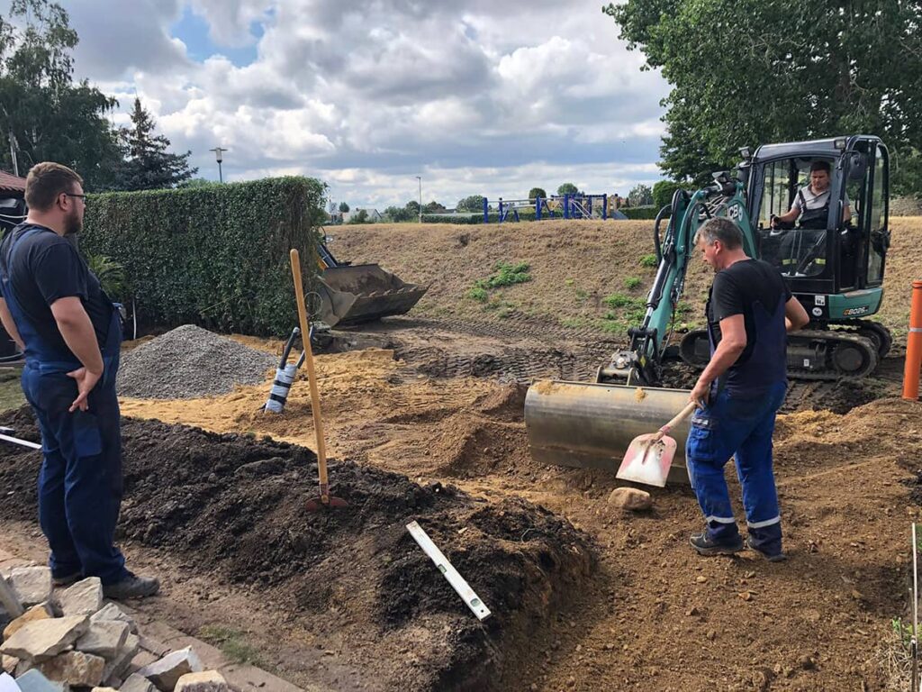 materialien für gartenhausfundamente
