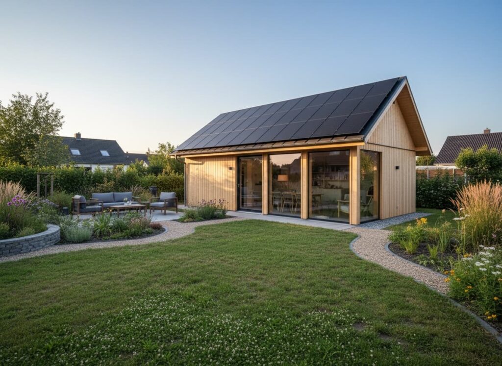 Balkon Solar Gartenhaus