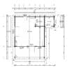 Gartenhaus mit Schuppen "Dean" 7x7m