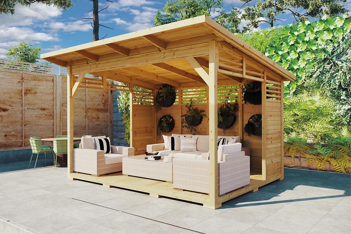 Gartenlaube 4x3m