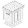 Geräteschuppen "Bob Shed" 3x2m
