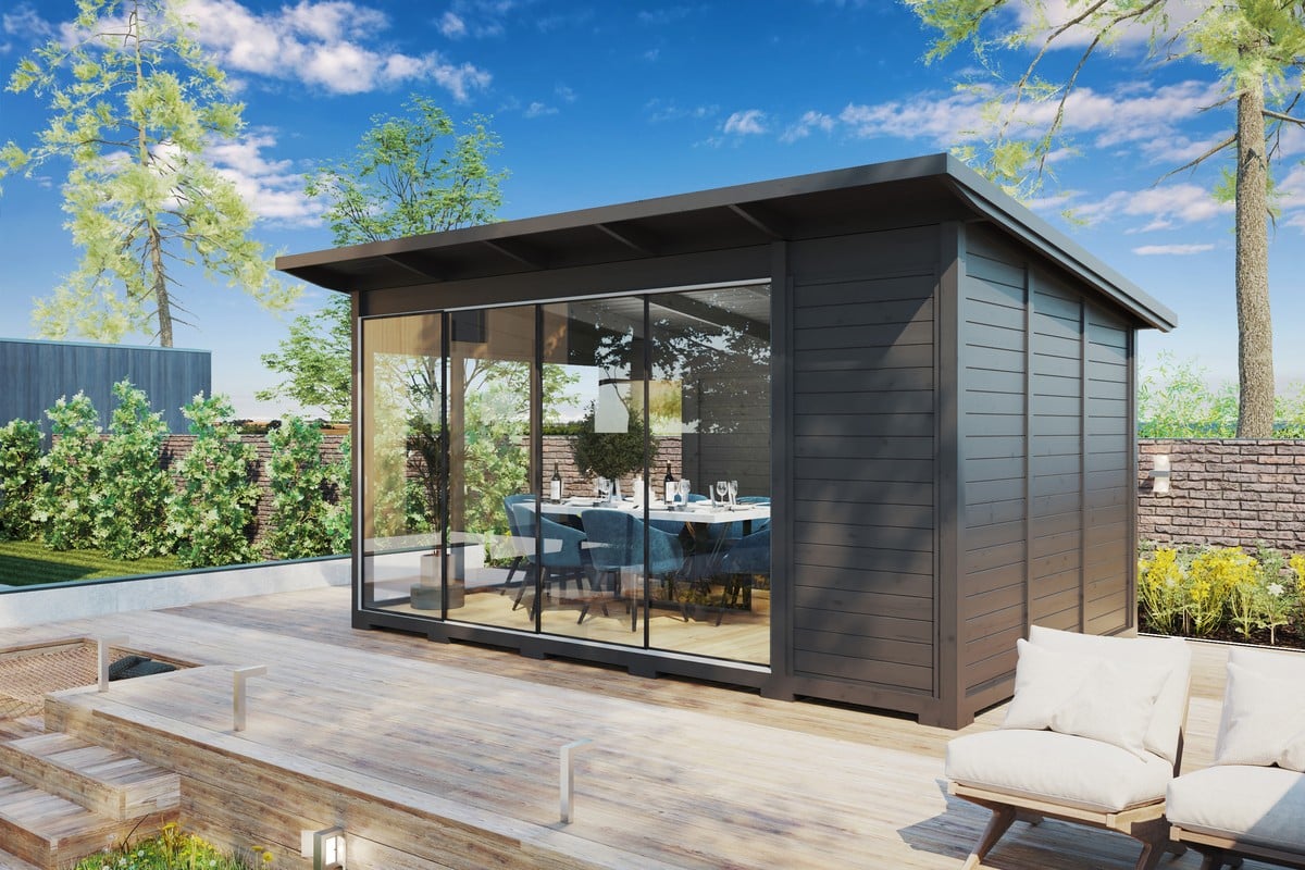 Modernes Gartenhaus 5x3m