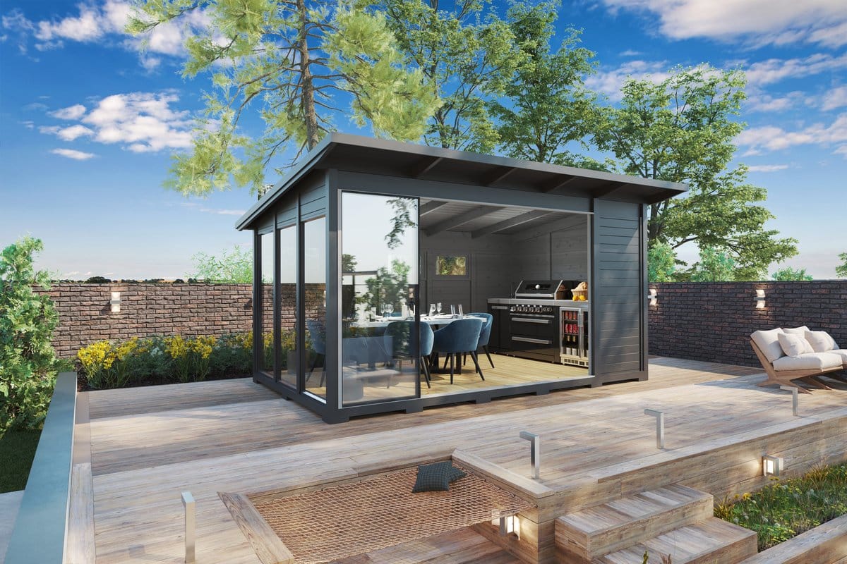 Modernes Gartenhaus 5x3m