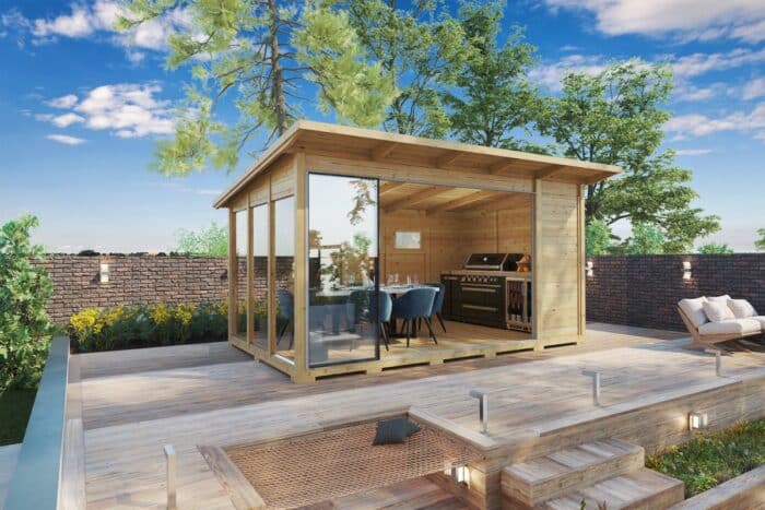 Modernes Gartenhaus 5x3m