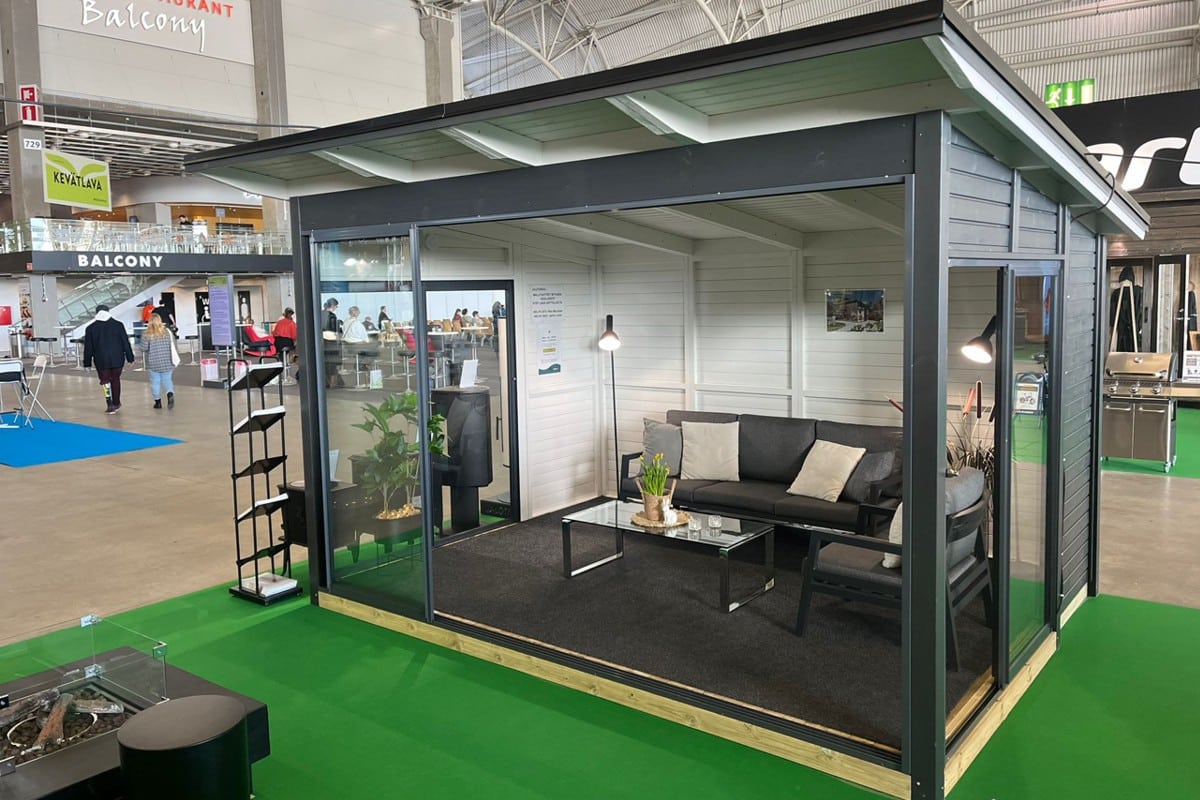 Modernes Gartenhaus 4x3m