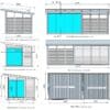 Modernes Gartenhaus mit Terrasse "Leon" 7x3m