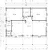 Blockhaus mit zwei Schlafzimmern "Holiday V" 10x10m